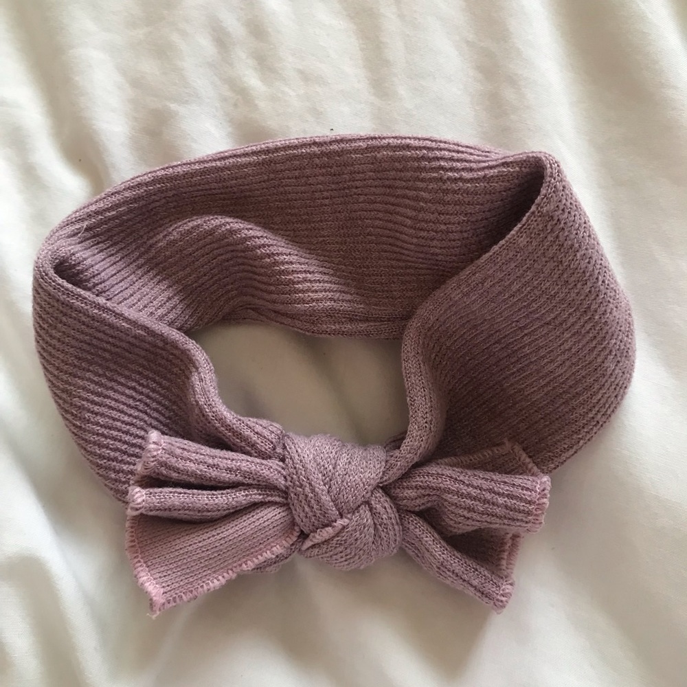 Purple headwrap 0-6 months